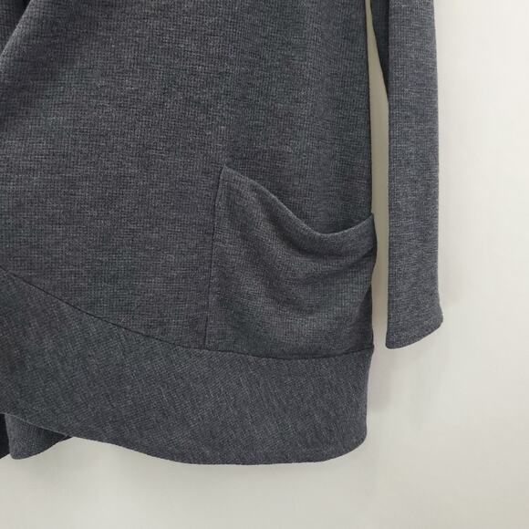 Logo Lori Goldstein open front cardigan pockets Size XS - Picture 6 of 9